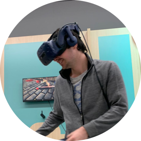 Kevin in virtual reality